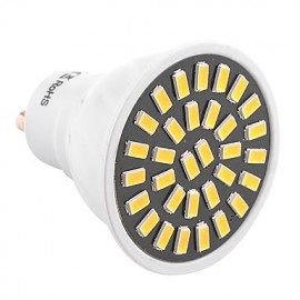 7W GU10 LED Spotlight 32 SMD 5733 500-700lm Warm/Cool White AC 110/220V