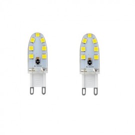 2PCS G9 14LED SMD2835 4W AC220V/AC110V 300-400LM Warm White/Cool White/Natural White The Silicone LED Lights