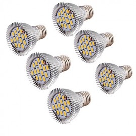 6PCS E27 7W 700lm 15*SMD5630 High quality LED Spotlight (AC100-120V/220-240V/85-265V)
