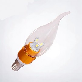 3W E14 SMD5730 Warm White/Cold White Color Led Candle Light Led Lamp(85-265V)