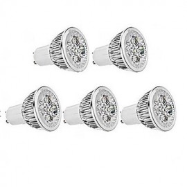 5W GU10 / E26/E27 LED Spotlight MR16 1 350-400 lm Warm White / Cool White AC 85-265 V 5 pcs