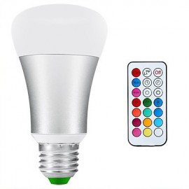 10W E26/E27 LED Bulbs, Color Changing + Daylight White 2-in-1, Dimmable with Remote Control, 60W Replacement,RGBW