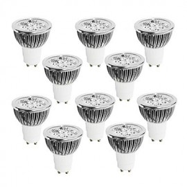 4W GU10 LED Spotlight 4 High Power LED 320 lm Warm White / Cool White / Natural White Dimmable AC 220-240 V 10 pcs