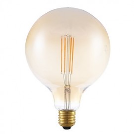 4W E27 LED Filament Bulbs G125 4 COB 350 lm Amber Dimmable Decorative AC 220-240V