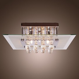 Ceiling Light Modern Crystal Living 5 Lights