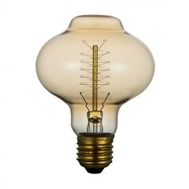 E27 40W D80 Lantern Around The Silk Restaurant Hotel, Edison Wedding Banquet Bar Retro Decorative Light Bulb