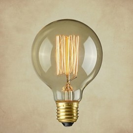 Pure Cupper Lamp Cap Retro Vintage E26 Artistic Filament Bulb Industrial Incandescent Light Bulb 40W
