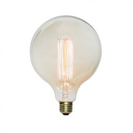G125 Straight Wire 60W 110V-240V Lamp Bulb Edison Big Retro Decorative Light Bulbs
