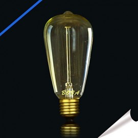 ST64 13AK 25W Antique Edison Silk ball Bubble Lamp(85V-265V)
