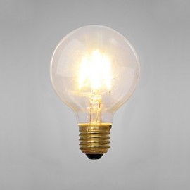 Decorative Incandescent Bulbs , E14 / E26/E27 2 W 2 COB LM Yellow AC 220-240 V