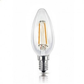 E14 1.8W 3000K 180LM Warm White Light Led Candle Bulb,Non-dimmable