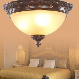 33*20CM Europe Type Style Rural Classical Absorb Dome Light LED Lamp