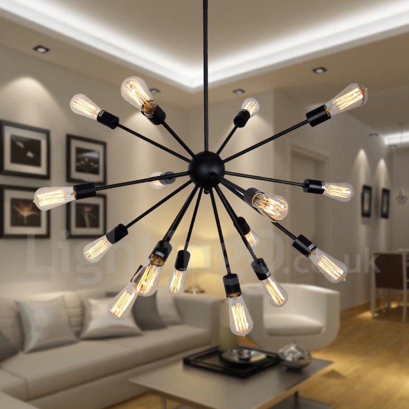 Featured image of post Black Sputnik Chandelier Uk : Discover a selection of fascinating sputnik chandeliers featuring starburst designs to add some atomic style to your home.