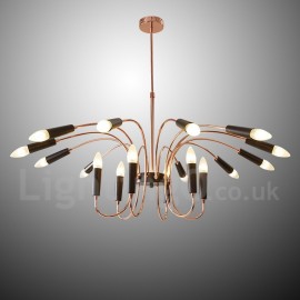 2-Tier 18 Light Modern/ Contemporary Chandelier Light for Living Room, Dining Room, Bedroom Lamp