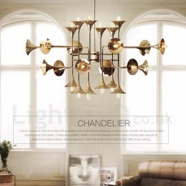 24 Light Chandelier Lamp Modern/ Contemporary Style for Living Room, Dining Room Light