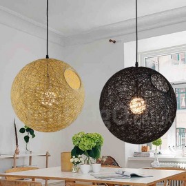 Modern/ Contemporary Bamboo Rattan Pendant Light for Dining Room Living Room Study Room/Office Lamp
