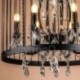 Retro / Vintage Metal 8 Light Birdcage Pendant Light for Dining Room Living Room Bedroom Lamp