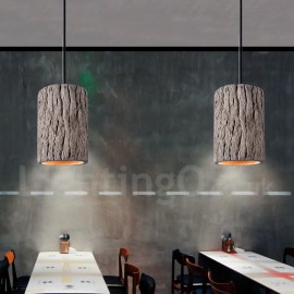Retro / Vintage Dining Room Concrte Pendant Light