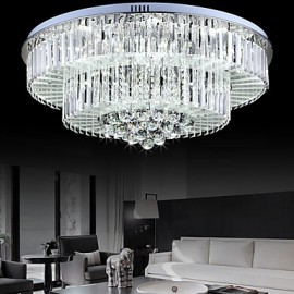 Flush Mount LED with Remote Control Modern/Contemporary Living Room/Bedroom/Dining Room/Study Room/Office Glass