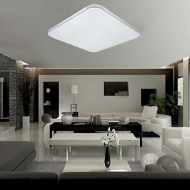 Modern/Contemporary LED Electroplated Metal Flush Mount Living Room / Bedroom / Dining Room / Kitchen / Bathroom / Kids Room / Garage