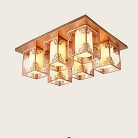 A new Chinese Style Living Room Lamps Iron Ceiling Lighting Atmosphere 6