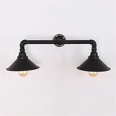 2 Heads Retro Industrial Pipe Wall, Kitchen Wall Lights Uk