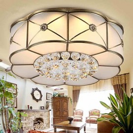 36 Traditional/Classic / Rustic/Lodge LED / Bulb Included Brass Metal Flush Mount Living Room / Bedroom / Dining Room
