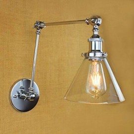 AC 110-130 AC 220-240 40 E26/E27 Country Retro Electroplated Feature for Mini Style Bulb Included Eye Protection Swing Arm Lights
