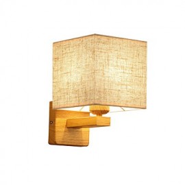 Minimalist Solid Wood Table Lamp Bedside Desk Lamp
