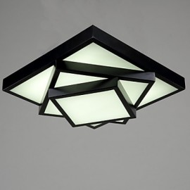 Square Flush Mount/LED Modern/Contemporary Living Room Ceiling light / Bedroom/Kids Room / Metal