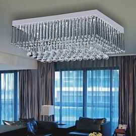 12W Artistic LED Ceiling Light in Crystal Beaded Design
