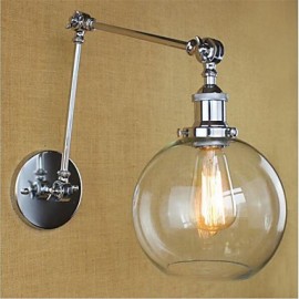 AC 110-130 AC 220-240 40 E26/E27 Country Retro Electroplated Feature for Mini Style Bulb Included Eye Protection,Ambient LightSwing Arm