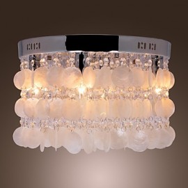 Max 40W Modern/Contemporary Crystal / Mini Style Chrome Flush Mount Living Room / Bedroom