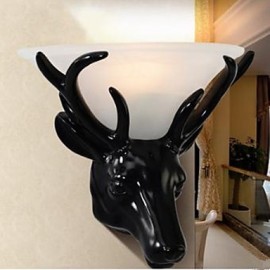 Contemporary And Contracted Deer Head Wall Lamp Fashion Creative Living Room Bedroom Wall Lamp
