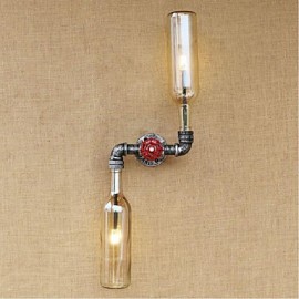 AC 220V-240V 6W E27 BGB005 Rustic/Lodge Brass Feature for Bulb IncludedAmbient Light Wall Sconces Wall Light Amber