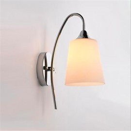 Modern Minimalist Glass Bedside Aisle Hotel Room Wall Lamp