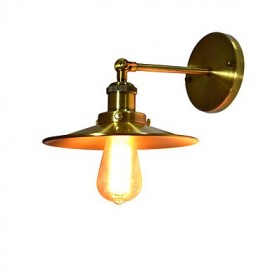 AC 220-240 40 E27 Rustic/Lodge Traditional/Classic Brass Feature for Bulb Included,Downlight Wall Sconces Wall Light