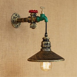 AC 110-130 AC 220-240 40w E26/E27 Country Novelty Retro Painting Feature for Mini Style Bulb IncludedAmbient Light Wall Sconces Wall Light