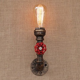 AC 110-130 AC 220-240 40 E26/E27 Country Retro Painting Feature for Mini Style Bulb Included,Ambient Light Wall Sconces Wall Light