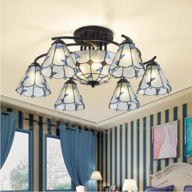 9 Light Mediterranean Style LED Integrated Bath Room,Living Room,Bed Room,Dining Room E27 Metal Chandeliers