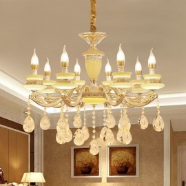 8 Light Traditional/Classic LED Integrated Living Room,Dining Room,Bed Room Metal Chandeliers