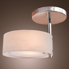 Max 60W Modern/Contemporary Mini Style Chrome Metal Chandeliers / Flush Mount Living Room / Bedroom / Hallway / Garage