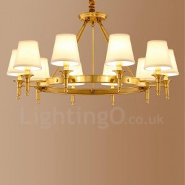 10 Light Rustic/Lodge LED Integrated Living Room,Dining Room,Bed Room Metal Chandeliers
