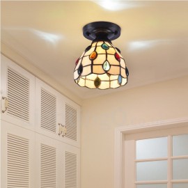 Mediterranean Style LED Integrated Living Room,Dining Room,Bed Room E27 Flush Mount