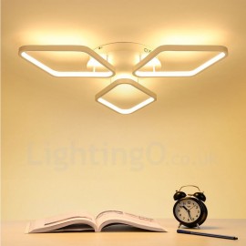 3 Light Modern/Contemporary LED Integrated Living Room,Dining Room,Bed Room Metal Flush Mount