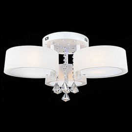 Max 40W Modern/Contemporary Crystal Painting Metal Flush Mount Living Room / Bedroom / Dining Room