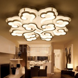 12 Light Modern/Contemporary LED Integrated Living Room,Dining Room,Bed Room 120W Flush Mount