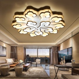 15 Light Modern/Contemporary LED Integrated Living Room,Dining Room,Bed Room 150W Flush Mount
