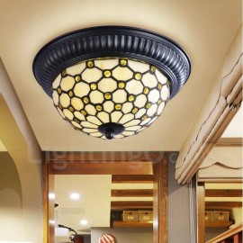 Mediterranean Style LED Integrated Living Room,Dining Room,Bed Room Flush Mount