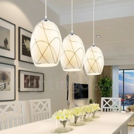 3 Light Modern/Contemporary LED Integrated Living Room,Dining Room,Bed Room Metal Pendant Lights
